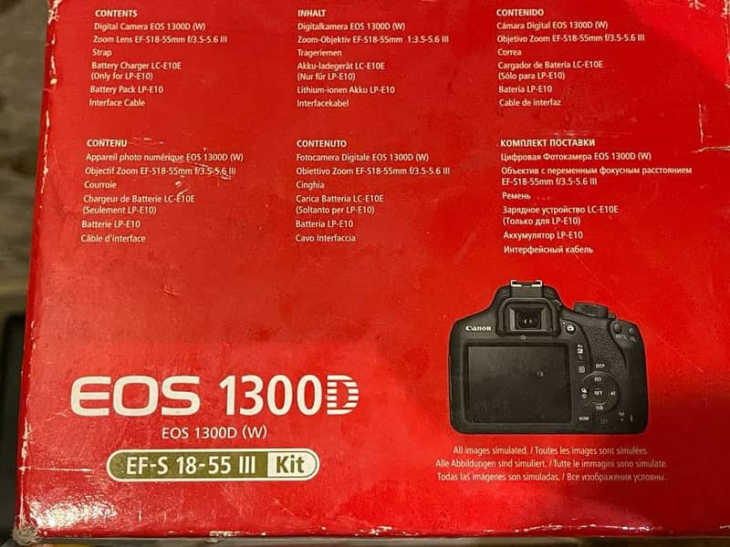 Canon EOS 1300D DSLR 7