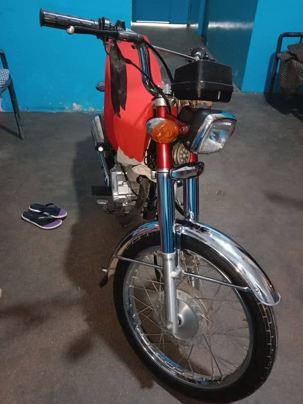 Honda CG125 Red Colour KHI Registered 1