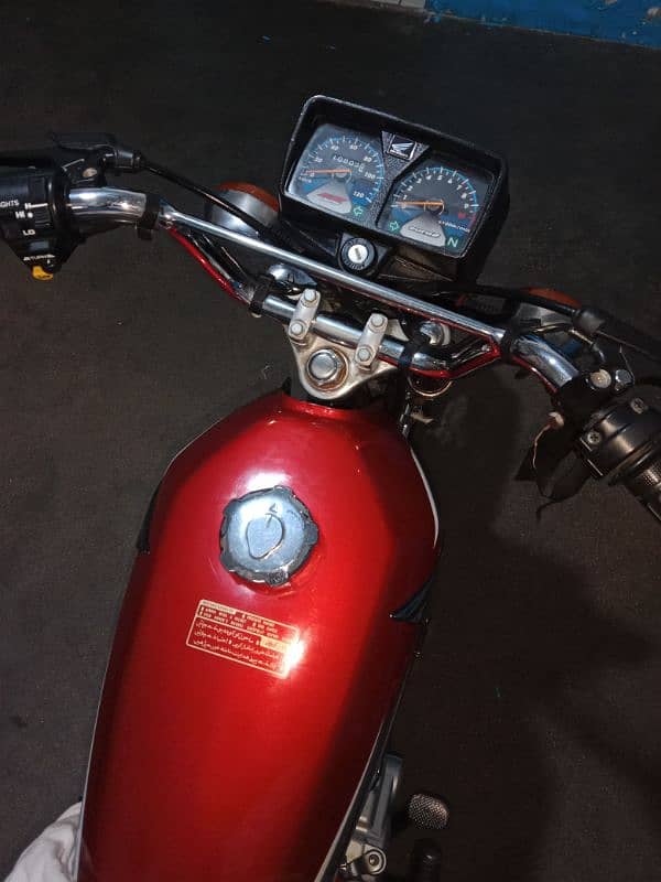 Honda CG125 Red Colour KHI Registered 9