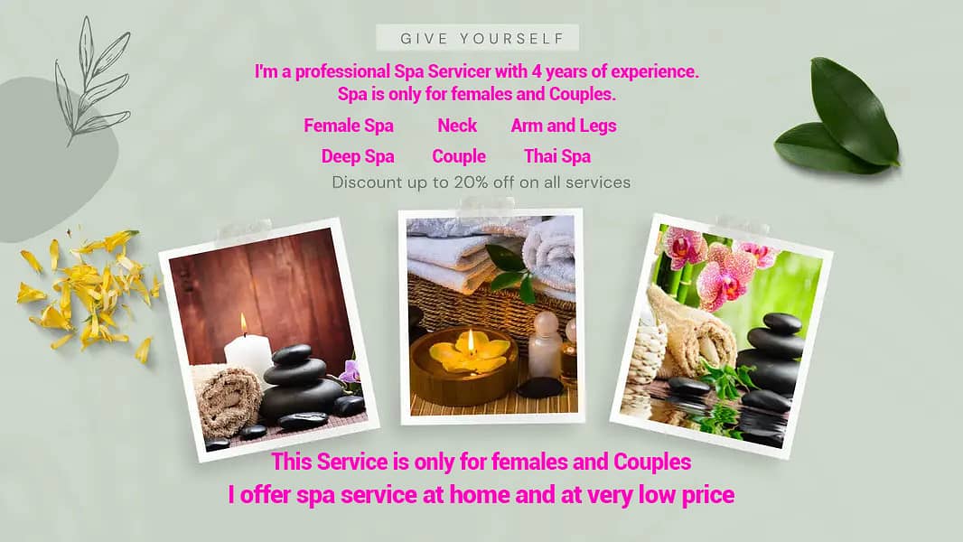 SPA SERVICE AT HOME 0