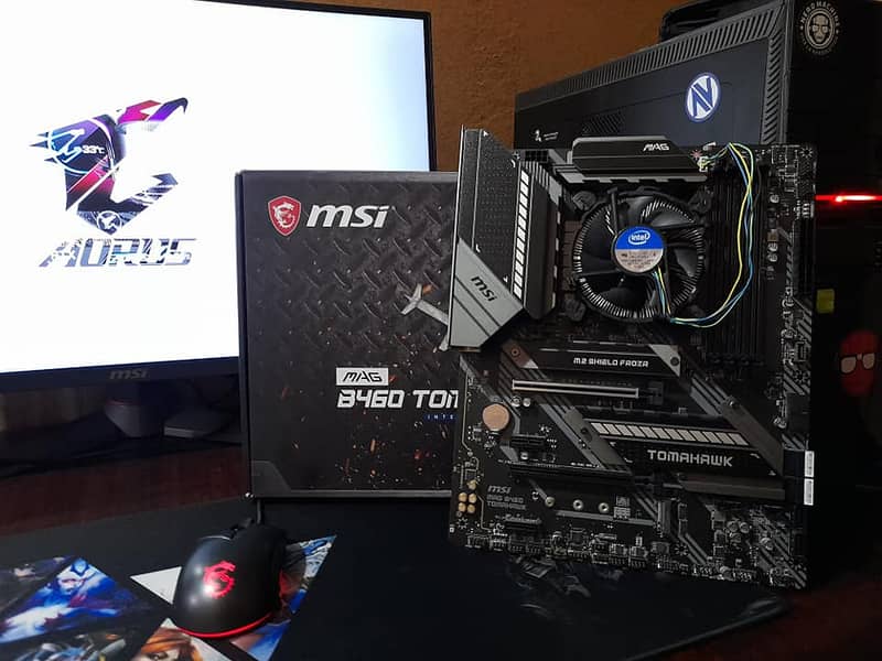 10th Gen Processor intel core i5 10400 with Msi b460 motherboard 0