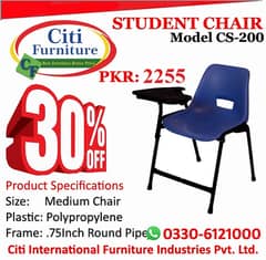 STUDY CHAIR, SCHOOL FURNITURE, COLLEGE UNIVERSITY FURNITURE