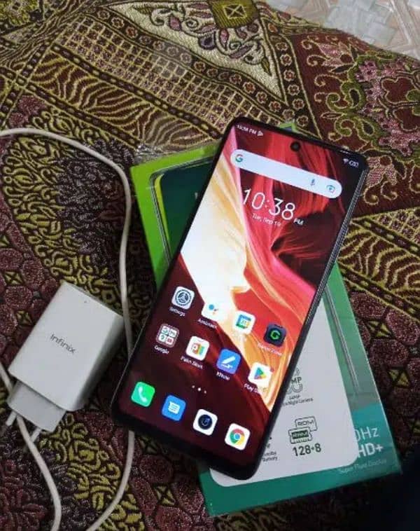 brand New pinpak infinix note 10 pro 8-128 full box finger b ok he 2