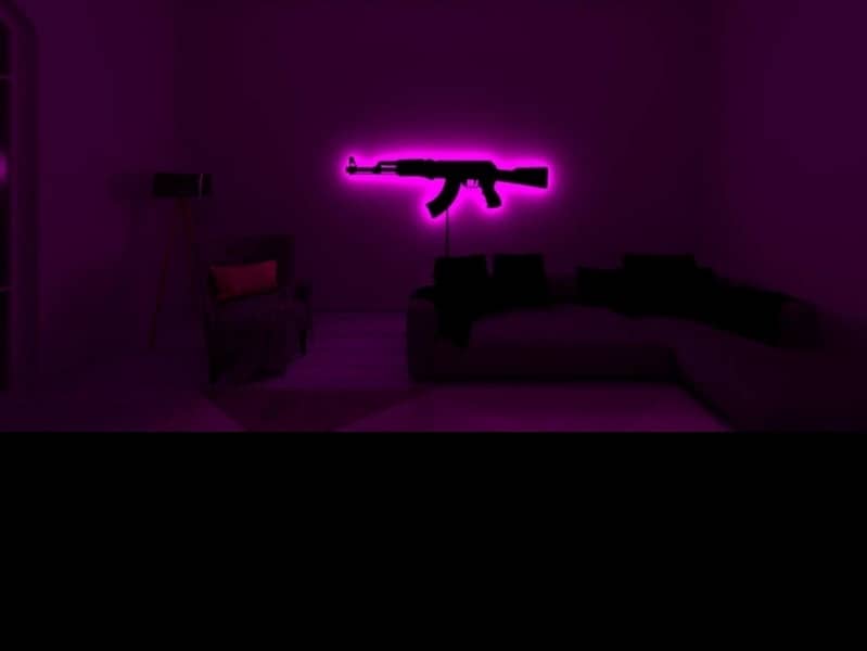 3d BATMAN,AK47,SPIDER lights 5