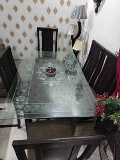 Dining table with chairs