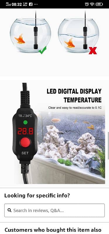 heater for fish aquarium. 1