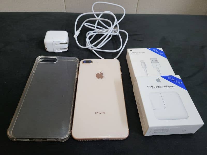 Iphone 8 plus golden (256) PTA Official Approved (United state model) 0