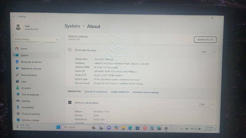 Dell Latitude 7310 i7 10th Generation 16gb 512 gb 13.3" 10