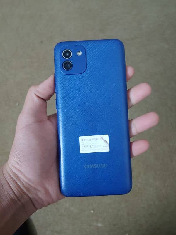 samsung A03 with box 0