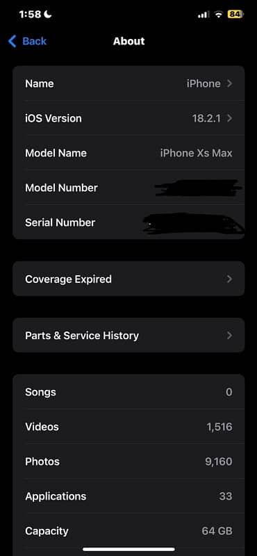 Iphone Xs max non PTA 64 GB 2