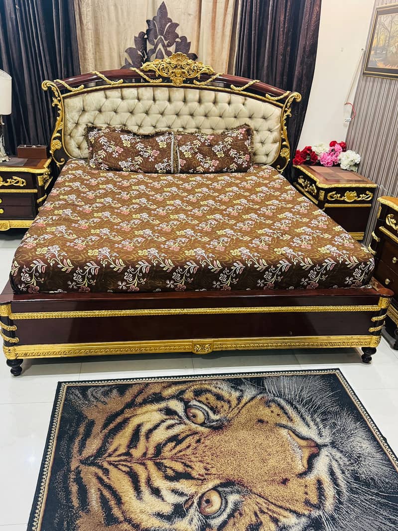 bedset | bed | wooden bed | double bed | luxury bed 4