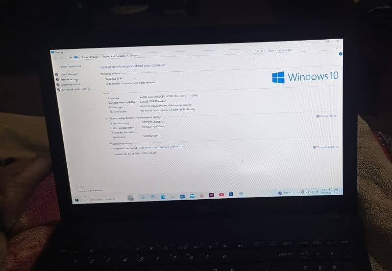 asus laptop windows 10 pro 10/10 128gb ssd 8gb ram 6