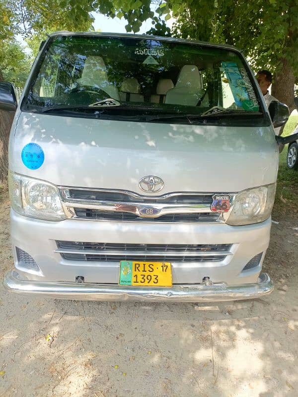 Hiace available on rent 0