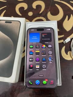 I PHONE 15 pro max PTA approve condition 10/10 physical +esim