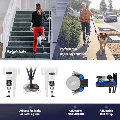 Knee Crutch/Knee Brace iwalk hand Free Crutch 2