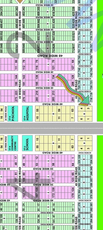 Lease Map Approve 120 Sq Yd Plot Sale In Saadi Garden Block 2 Scheme 33 Karachi (40 Feet Road) 0