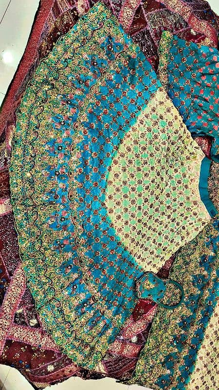 FULLY HAND EMBROIDERY SHEROZKI SEQUENCES AND PEARL WORK SHAFOON 5