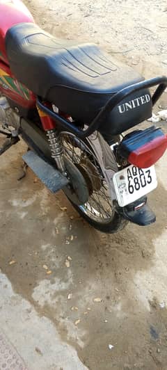 United 70cc bike