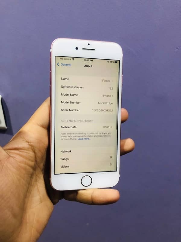 iphone 7 32gb pta approved Bypass sim not working urgently sale 6