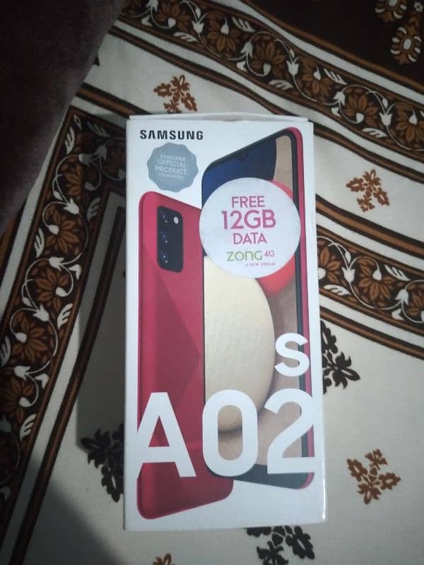 Samsung galaxy A02s with box 0