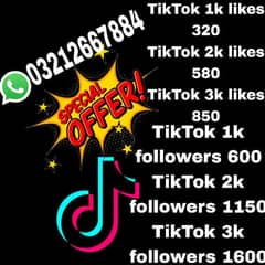 TikTok like service available full cheap price me