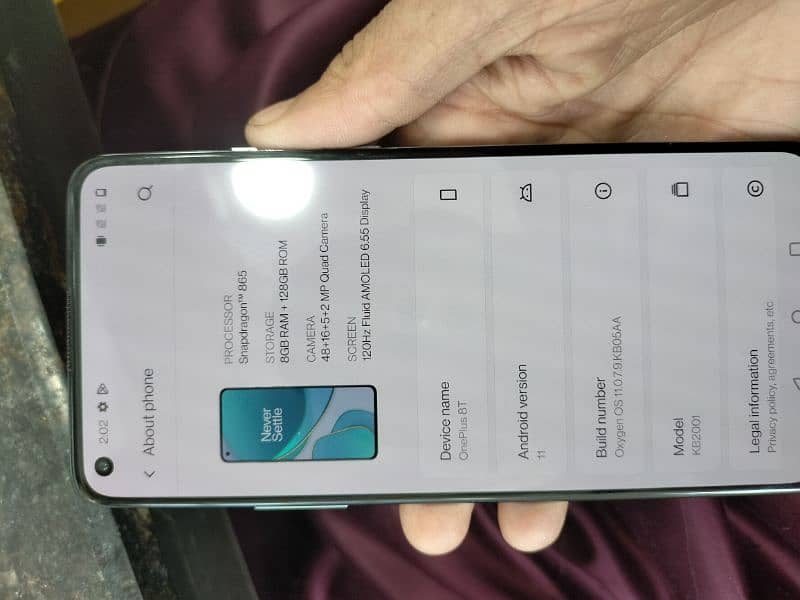 oneplus 8t 10/10 condition all ok 3