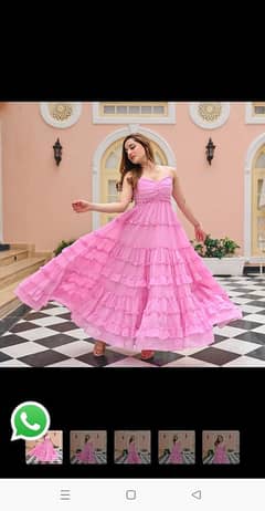 pink long maxi