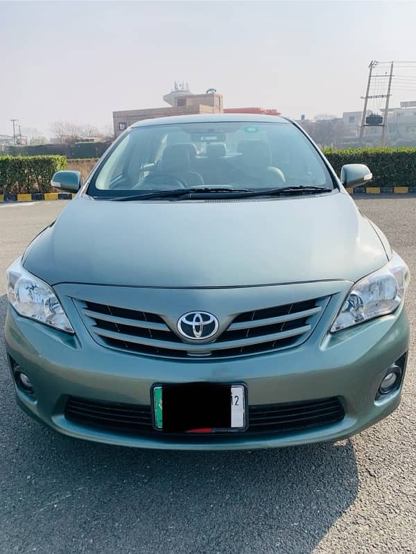 Toyota Corolla GLI 2012 1.6 automatic 0