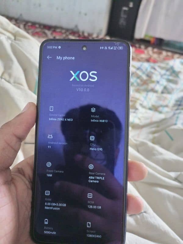 infinix zero x neo with box 8/128 0