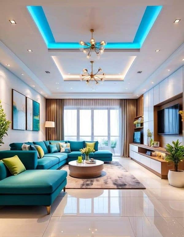 False ceiling/Pop ceiling/Gypsum Bord ceiling 15