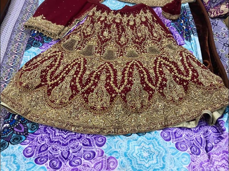 Bridal lehnga / Bridal dress / Wedding wear / Barat lehnga for sale 6