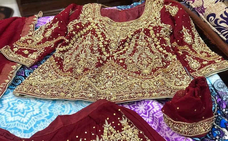 Bridal lehnga / Bridal dress / Wedding wear / Barat lehnga for sale 7