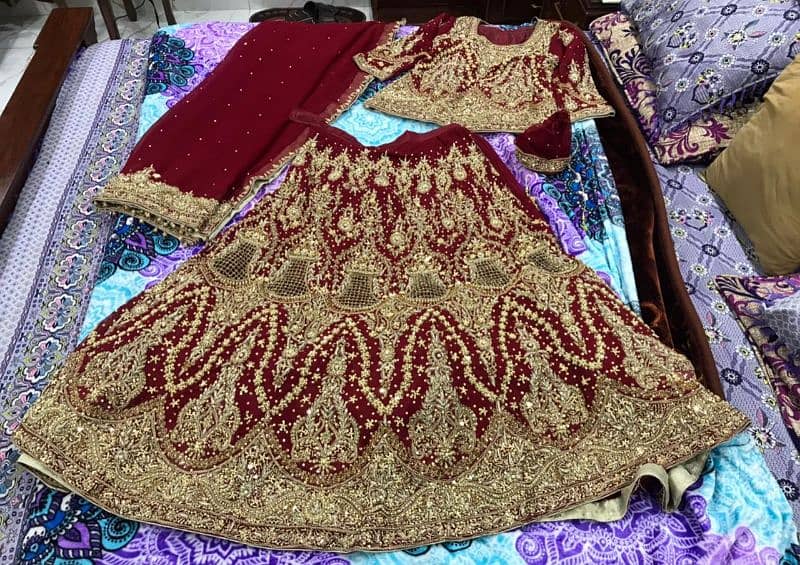 Bridal lehnga / Bridal dress / Wedding wear / Barat lehnga for sale 10