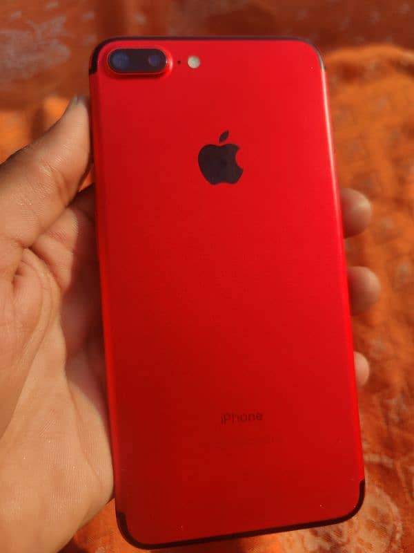 PTA APPROVED Iphone 7plus in Red Edition 128GB 0