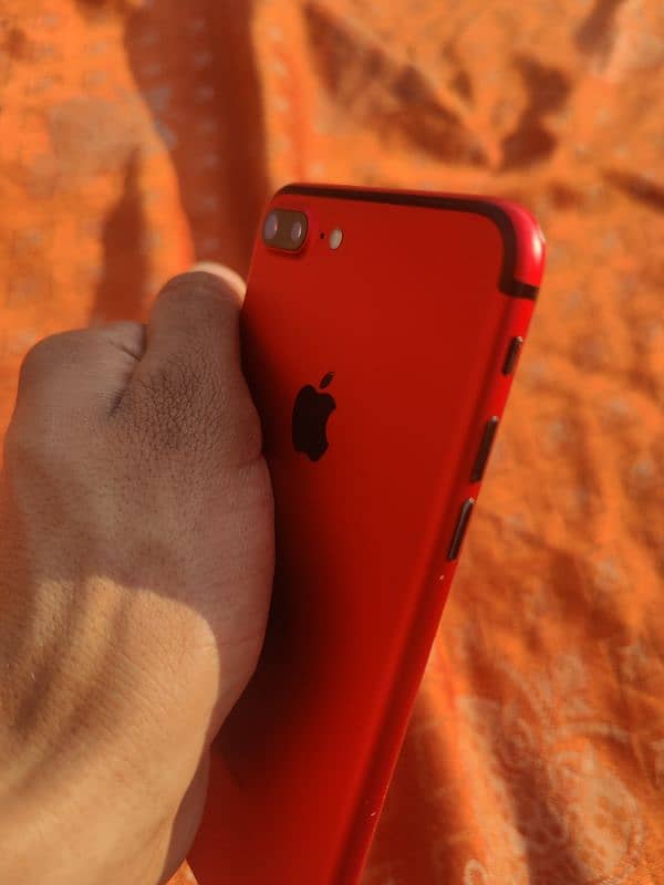 PTA APPROVED Iphone 7plus in Red Edition 128GB 3