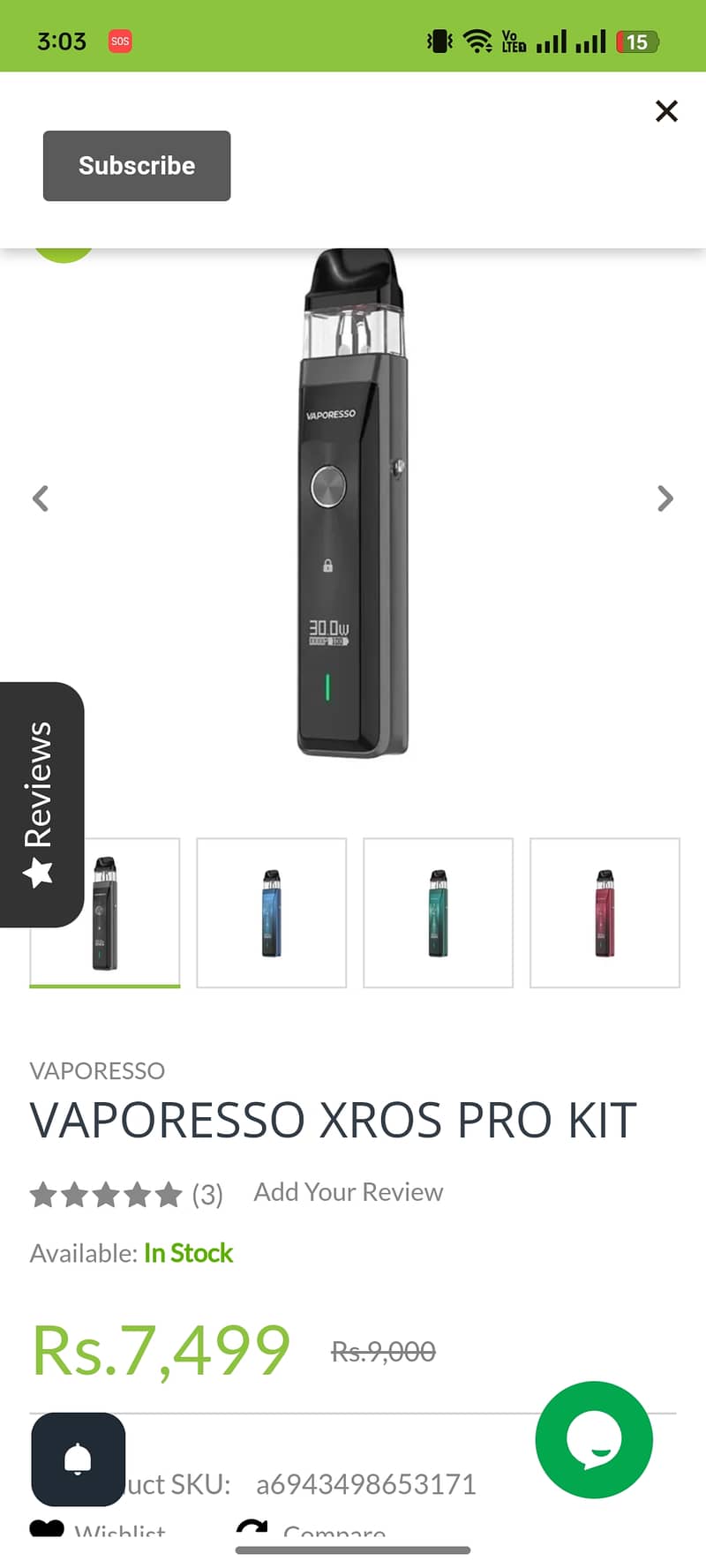 Vaporesso Xros PRO 6