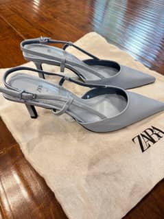 Zara NEW blue heel size 38