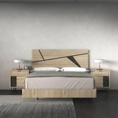 Bed With 2 Side Table