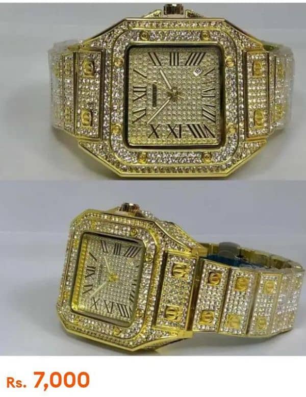 Cartier watch luxury golden colour 0