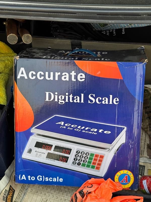 Accurate Weigh scale Large 0