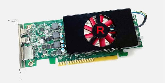 AMD Radeon RX 550 RX550 4GB GDDR5 PCIe DP 2 x Mini DP Graphics Card 6 0