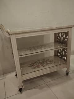 Antique design, three step Trolley