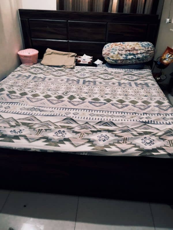 Wooden Bed Available with Medicare Mattress 2