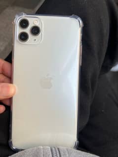 iphone 11 pro max not pta factory unlock / white 4 month sim working