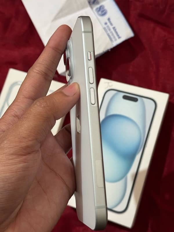 Iphone 15 jv blue 128gb 100% health 4