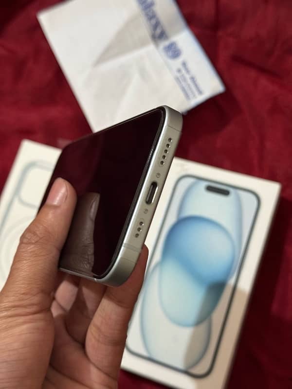 Iphone 15 jv blue 128gb 100% health 7