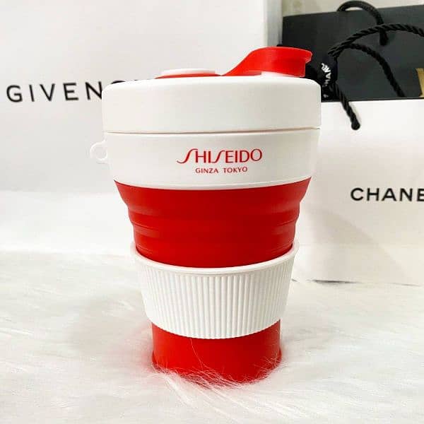 Shiseido Silicon Foldable Multi-functional Travelling Cup 0