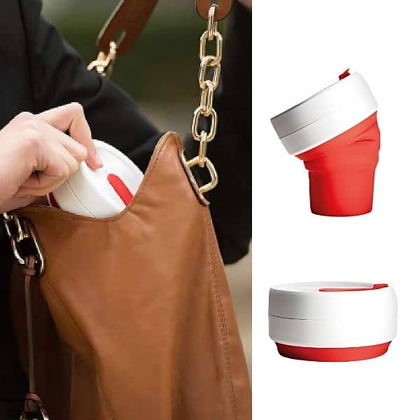 Shiseido Silicon Foldable Multi-functional Travelling Cup 1