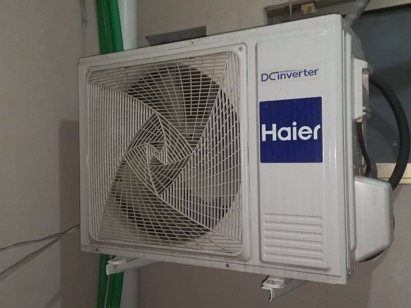 Haier inverter ac 1.5 ton 10/10 condition only 1 month use 2024 model 1