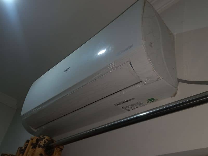 Haier inverter ac 1.5 ton 10/10 condition only 1 month use 2024 model 3